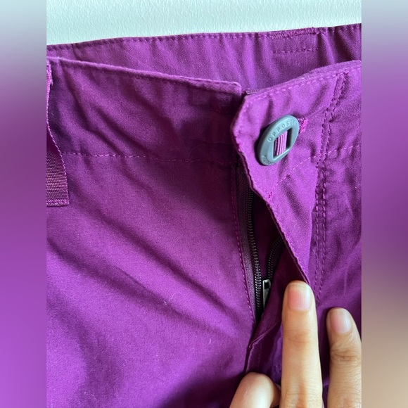 Patagonia Purple Organic Cotton Capris Pants - 8 - Picture 9 of 15